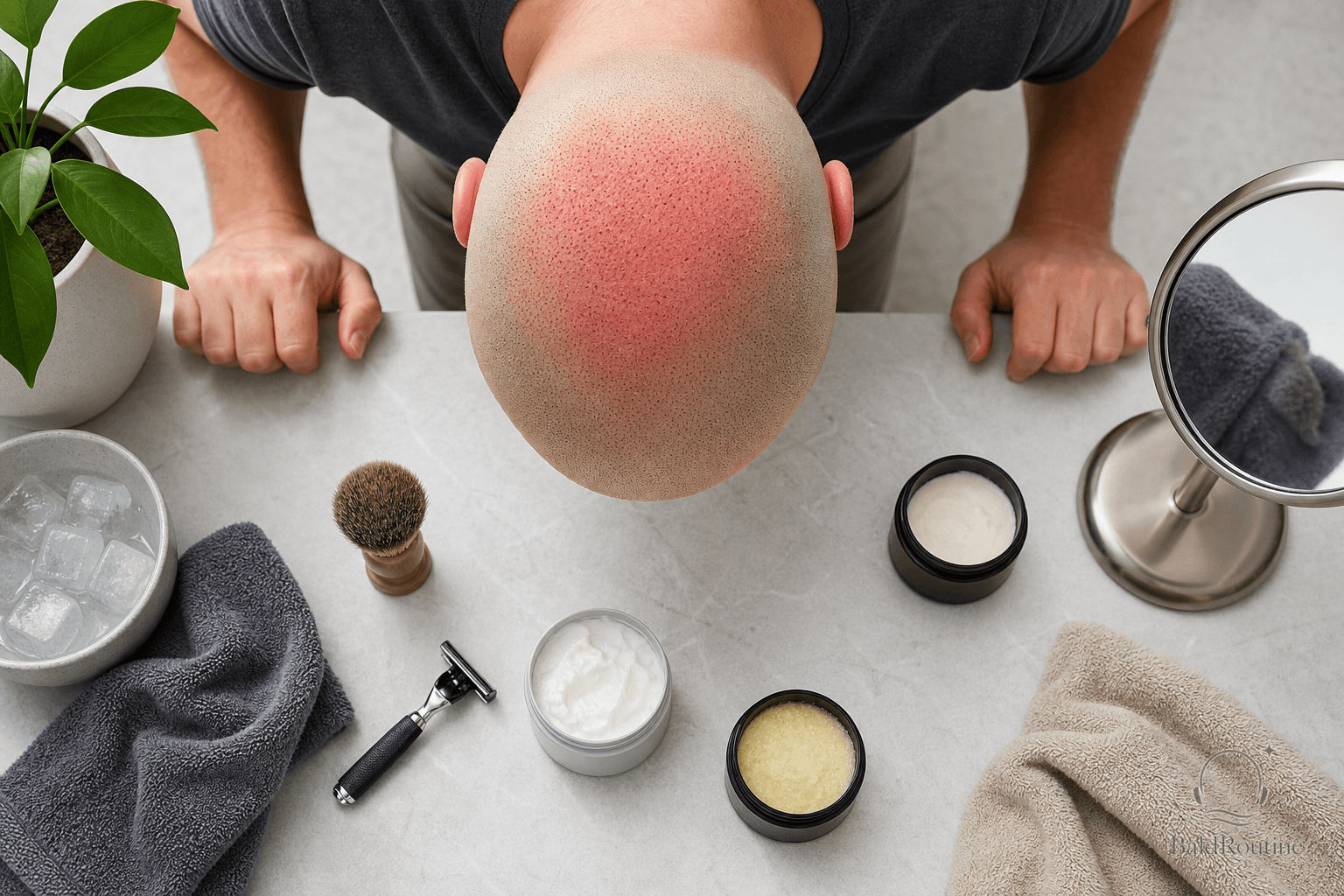 Cover image for 5 Things that make a bald head sting after shaving