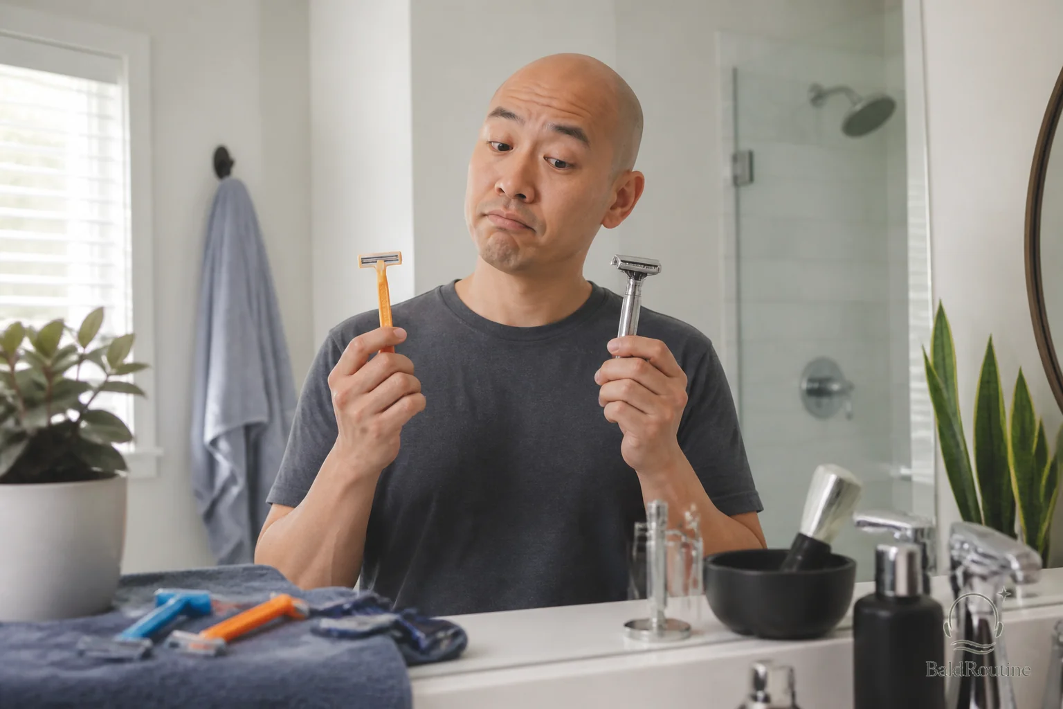 Cover image for Cheap vs expensive head shaving tools for a bald head