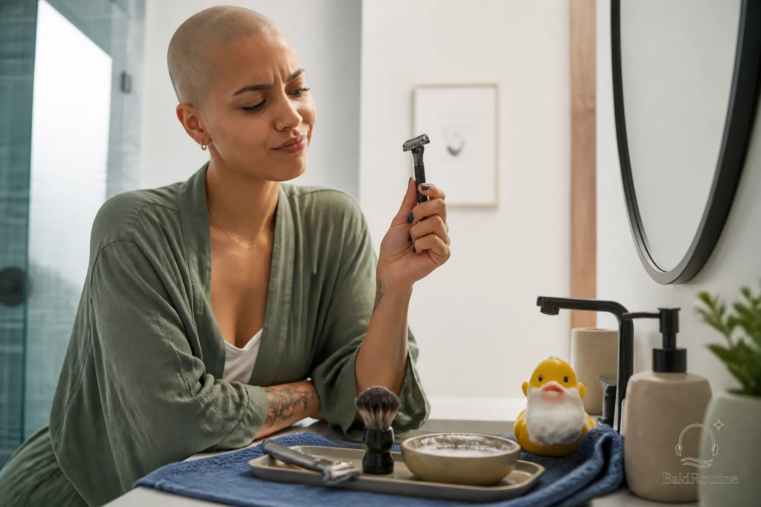 Cover image for The simple tool cleaning routine for shaving a bald head