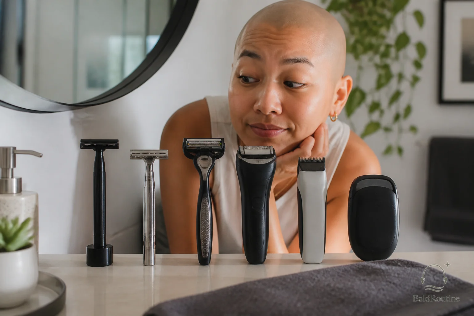 Cover image for Match your head shaving tool to your shave schedule