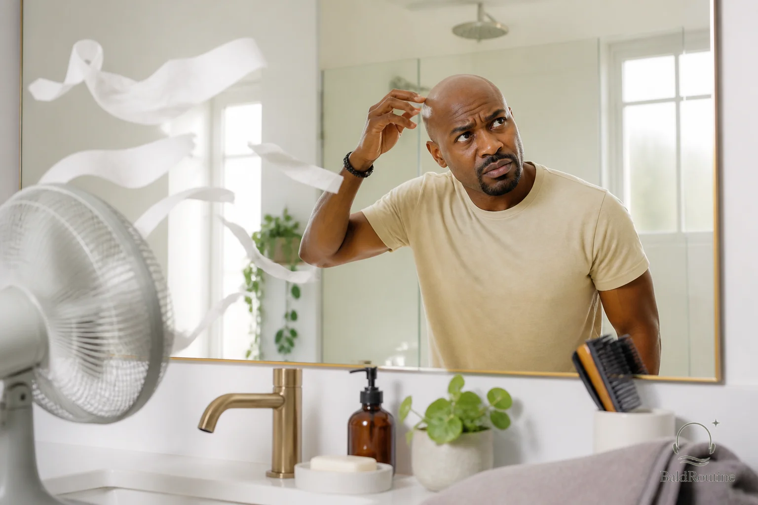 Cover image for 5 Things that make a bald head feel dry by noon