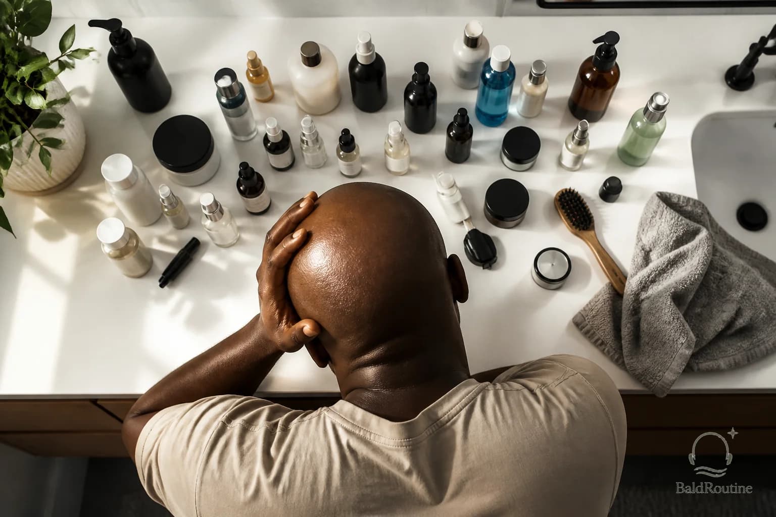 Cover image for Stop adding products to a dry bald scalp