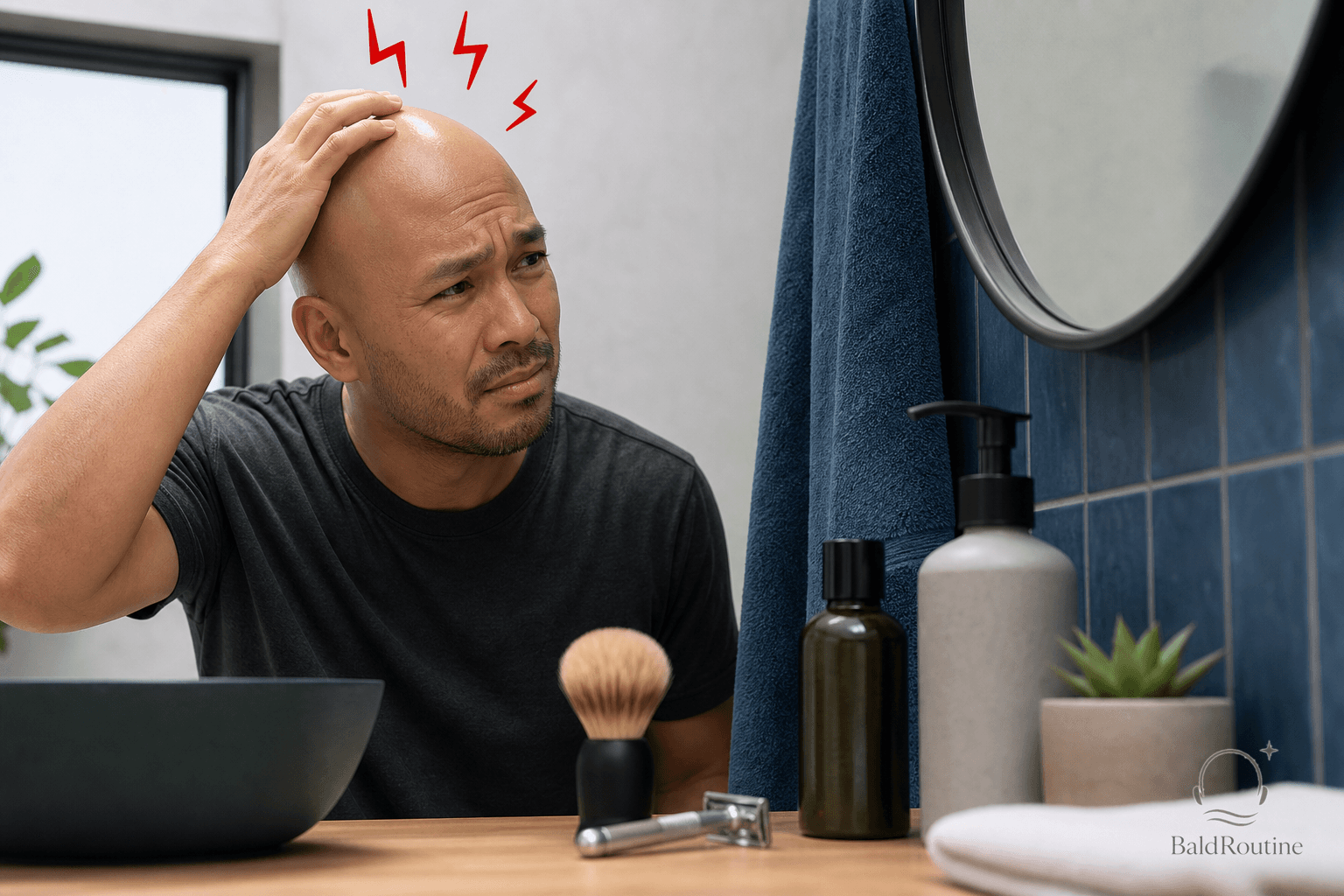 Cover image for 5 Things that make a bald head feel tight after shaving