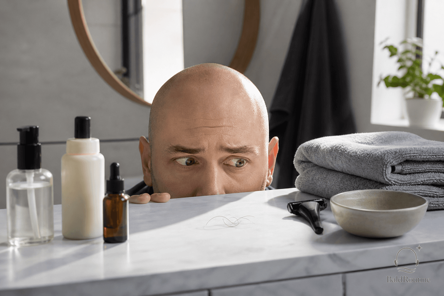Cover image for The first week bald head care routine