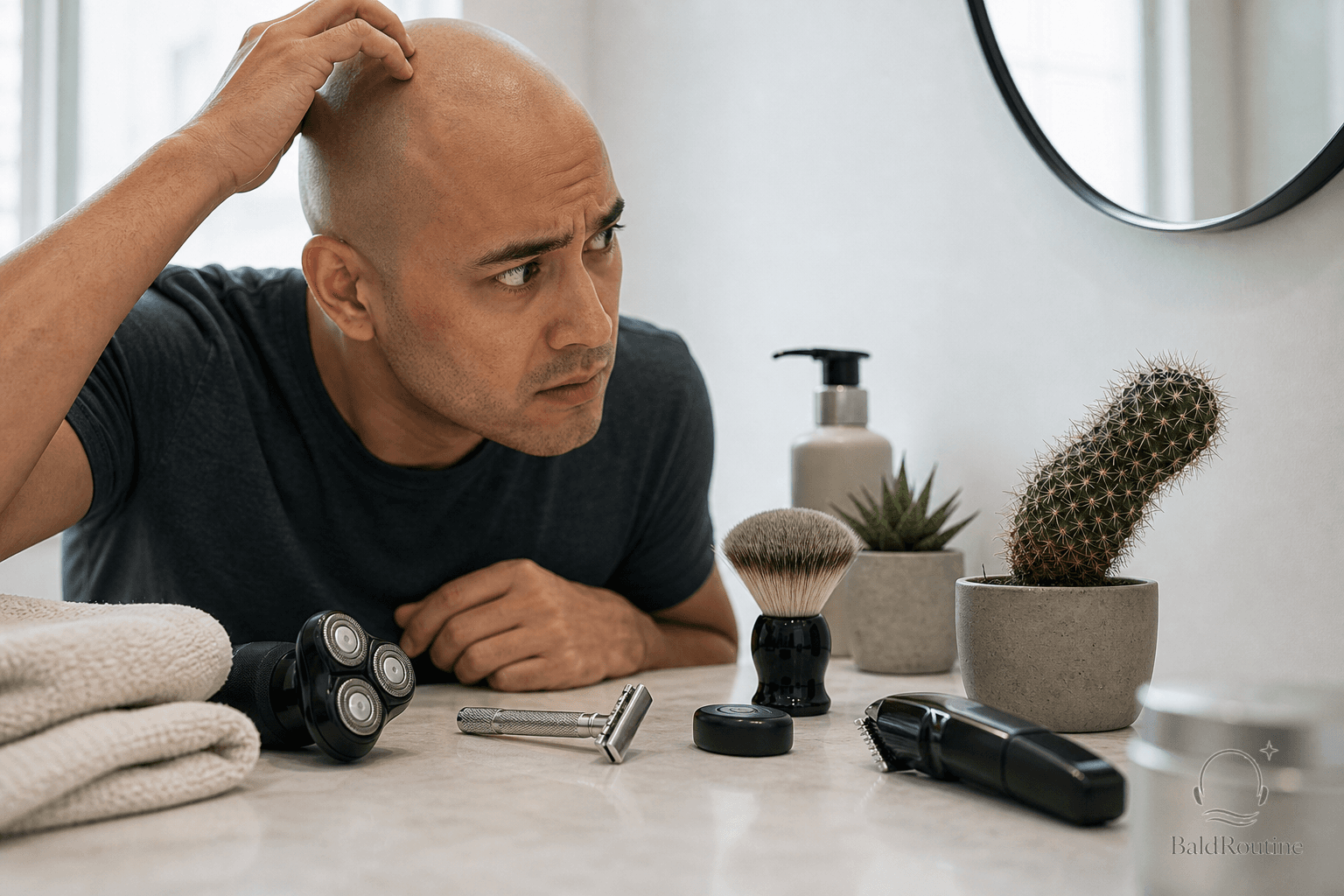 Cover image for 5 Head shaving tools that make a bald head routine easier