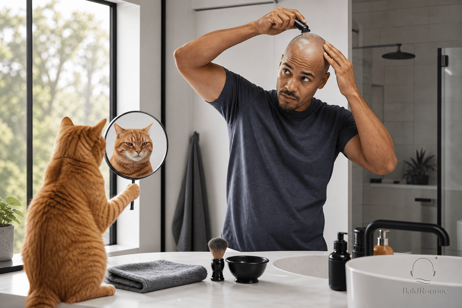 Cover image for Daily head shaving without wrecking your scalp